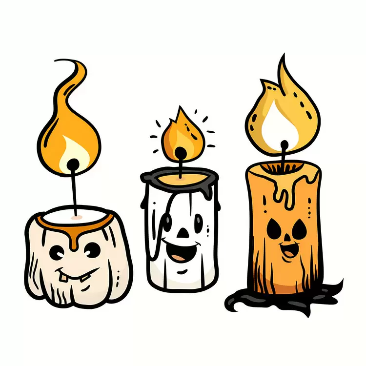 Halloween candles
