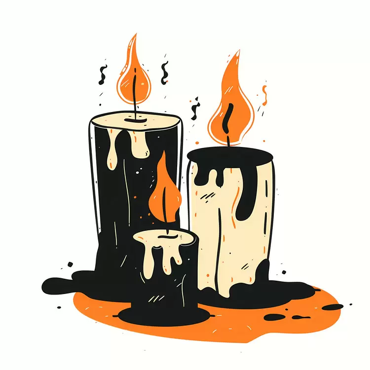 Halloween candles