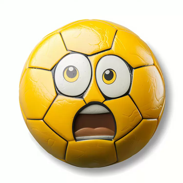 cartoon ball face