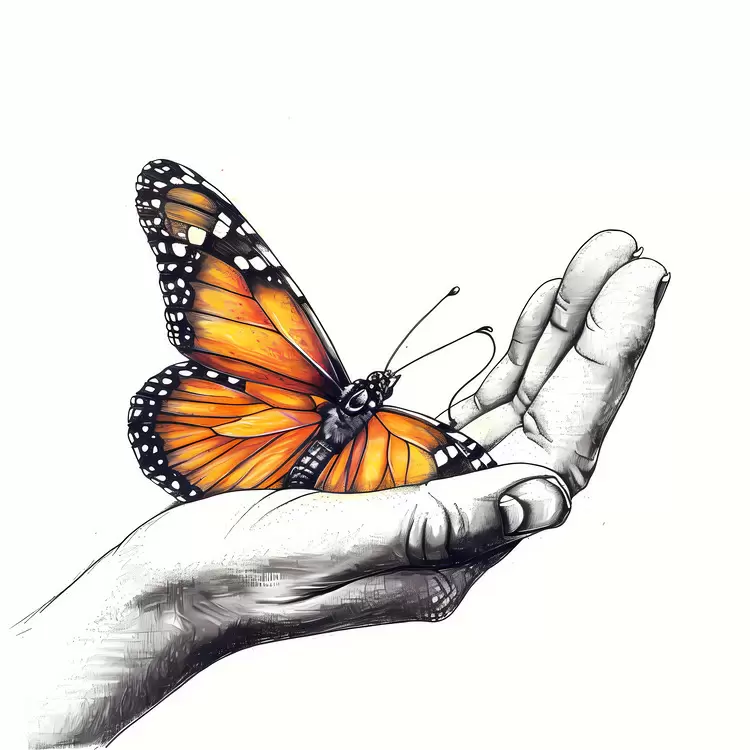 butterfly hand