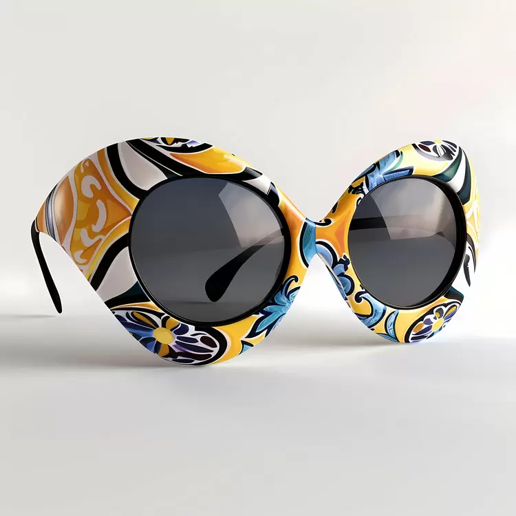 sunglasses girl flower