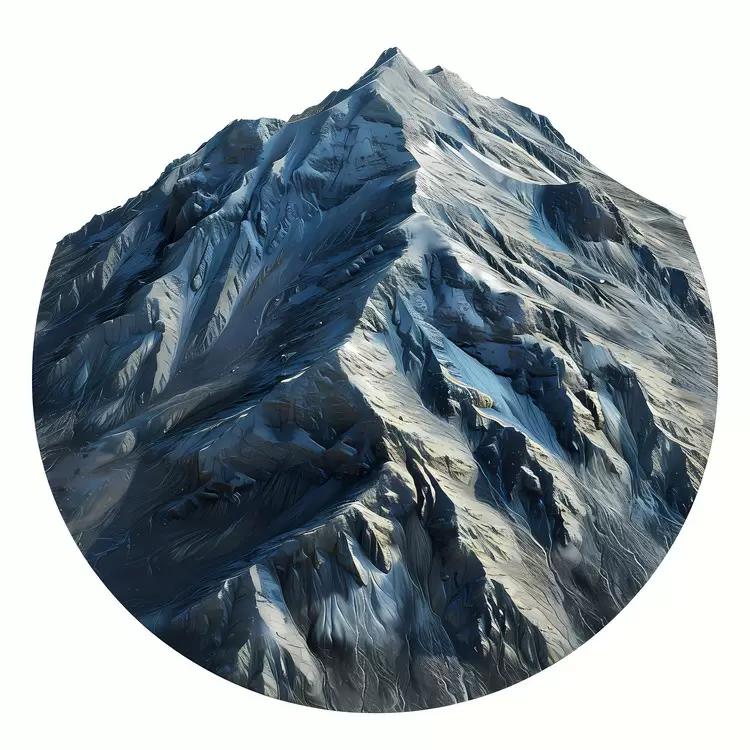 mountain aerial view