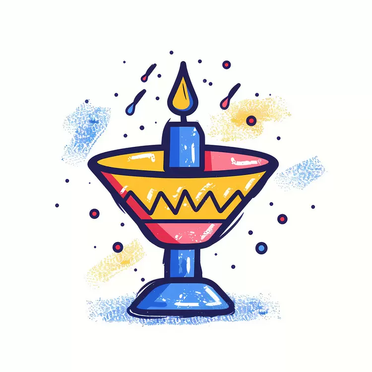 Cartoon Candle