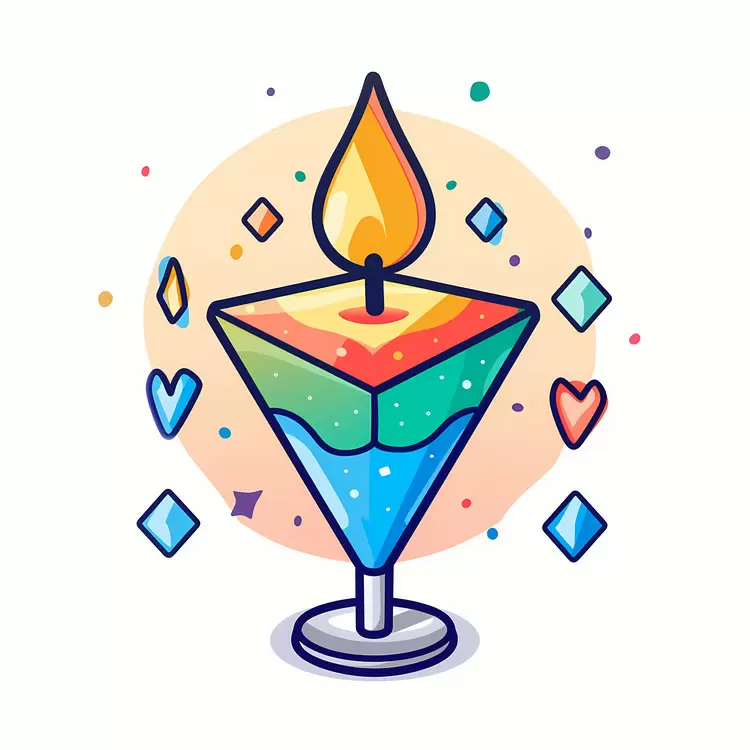 Cartoon Candle