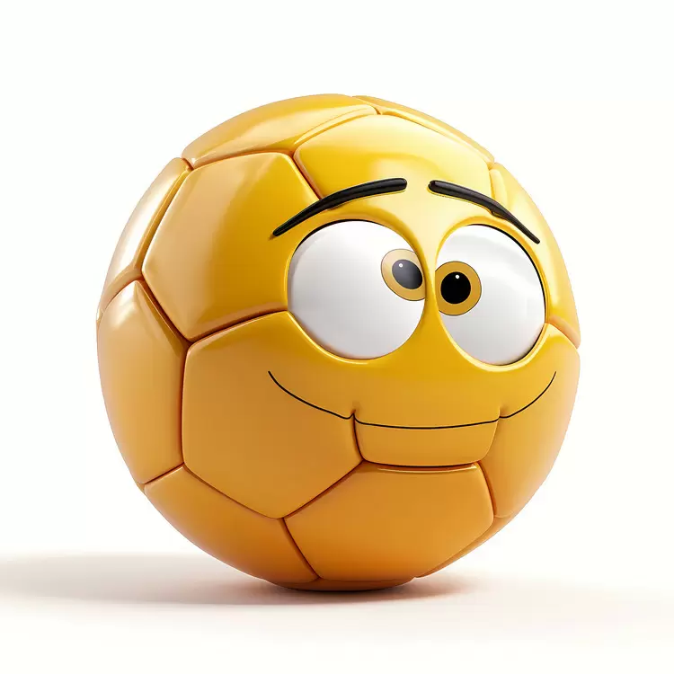 cartoon ball face
