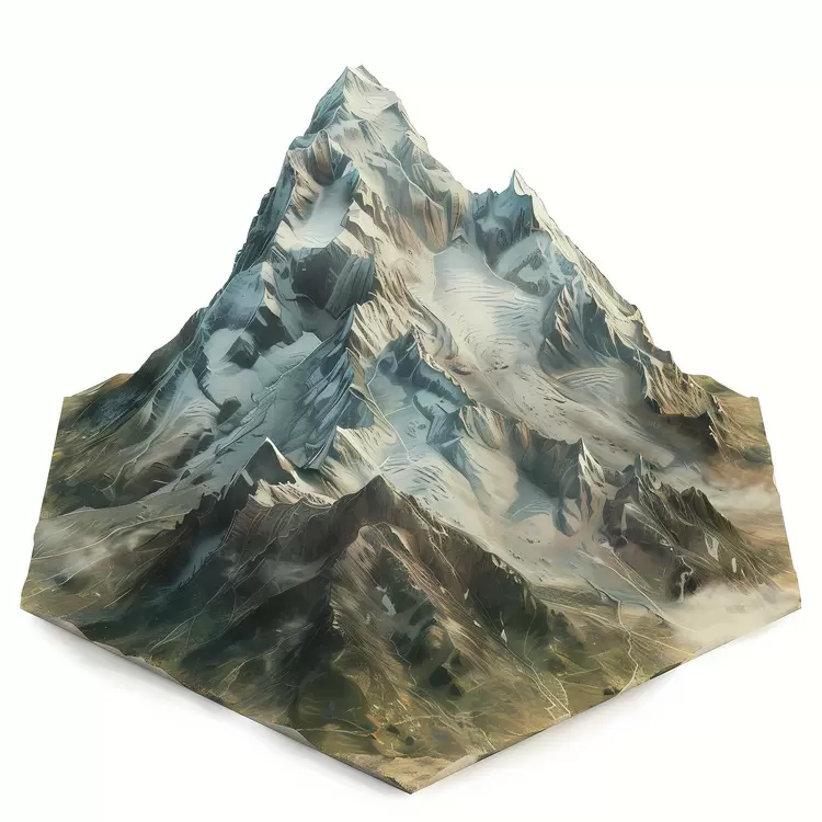 aerial view mountain