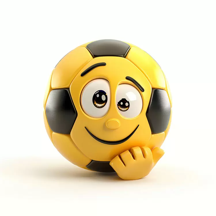 cartoon ball face