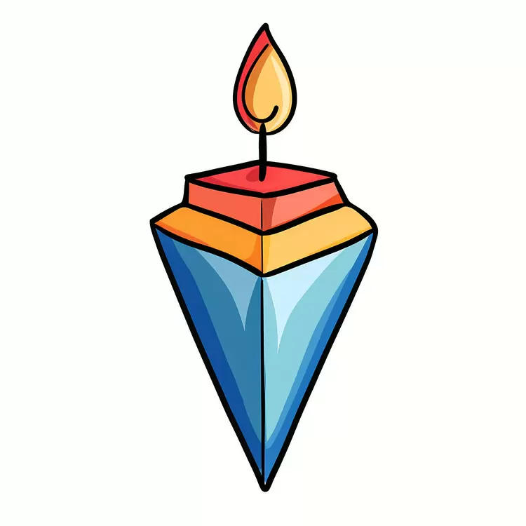 Cartoon Candle