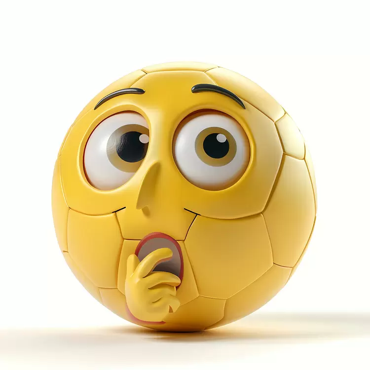 cartoon ball face