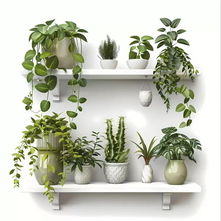 shelf of plant