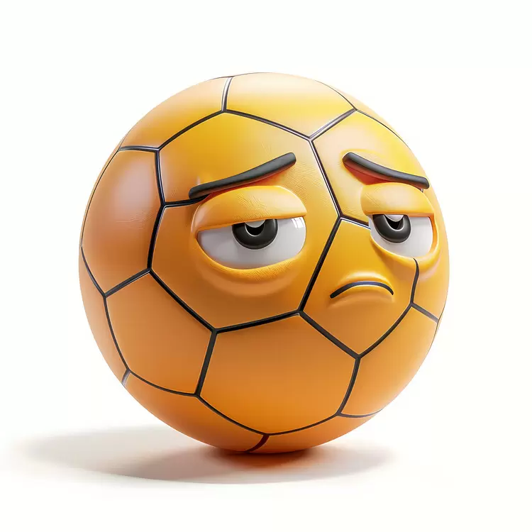 cartoon ball face