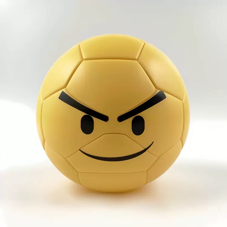 cartoon ball face