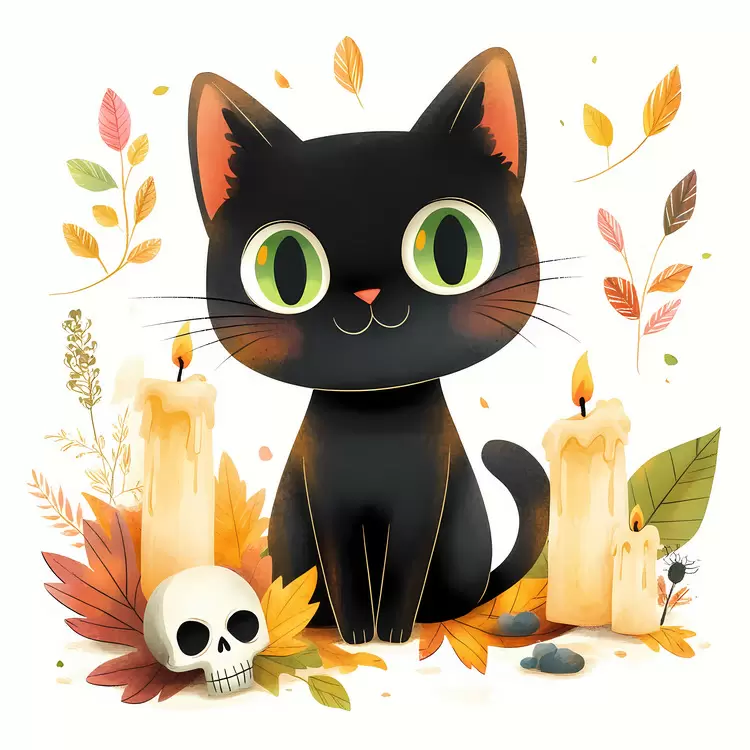 Halloween Black Cat