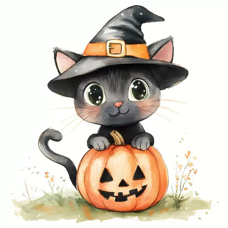 Halloween Black Cat