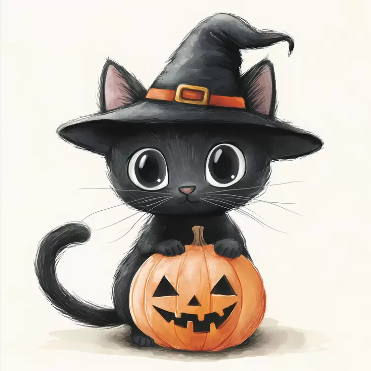 Halloween Black Cat
