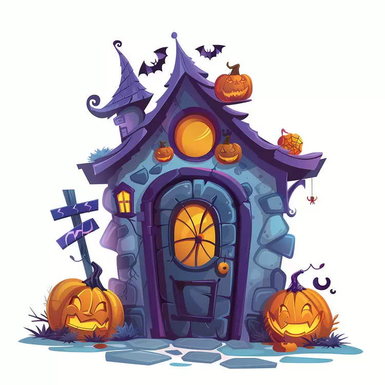 spooky halloween door