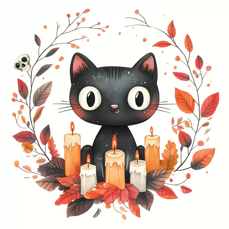 Halloween Black Cat