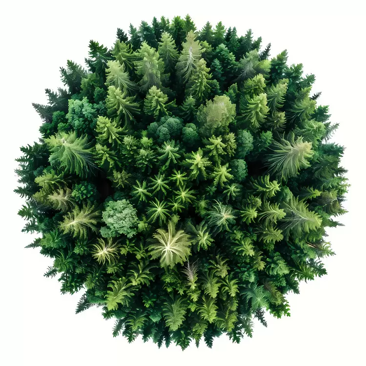 forest aerial view