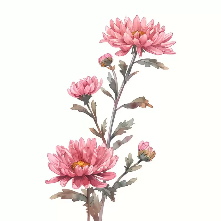pink chrysanthemum