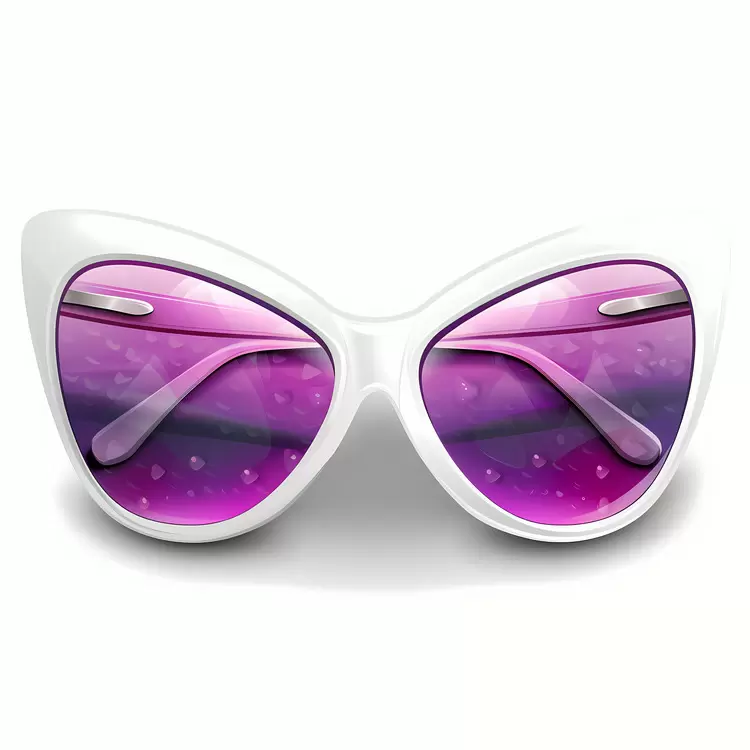 girl sunglasses flower