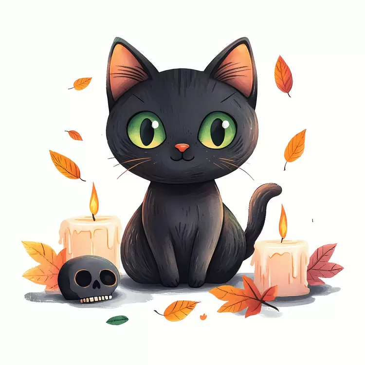 Halloween Black Cat
