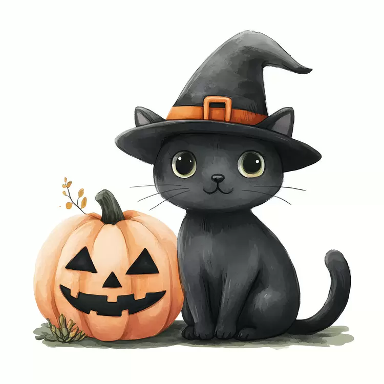 Halloween Black Cat