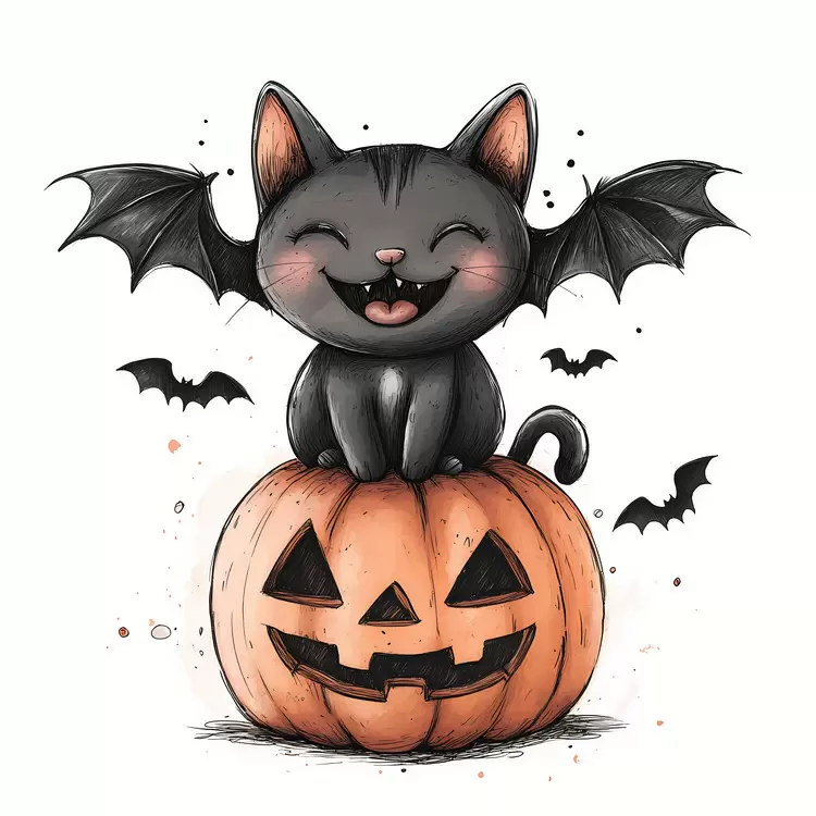 Halloween Black Cat