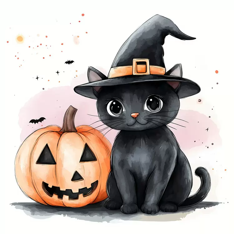 Halloween Black Cat