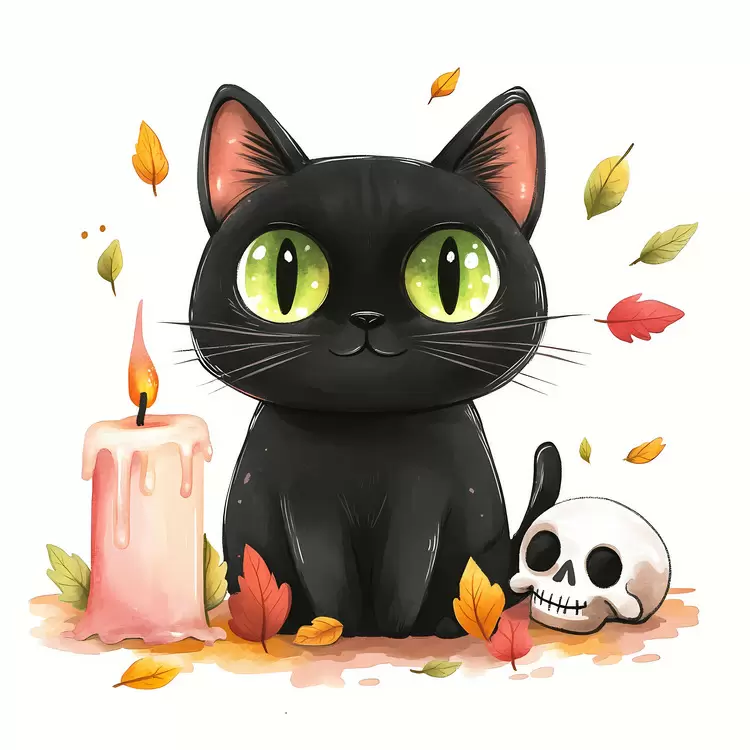 Halloween Black Cat