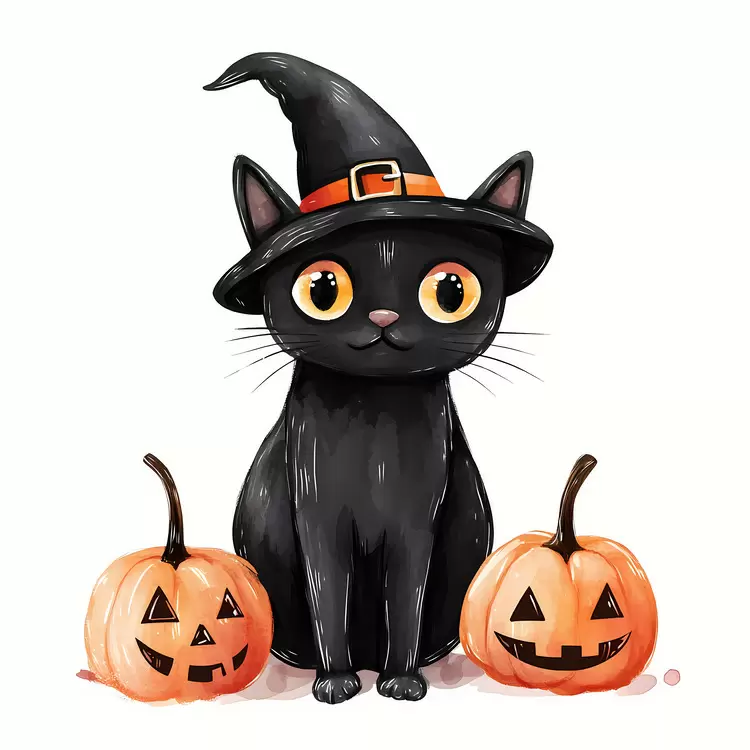Halloween Black Cat