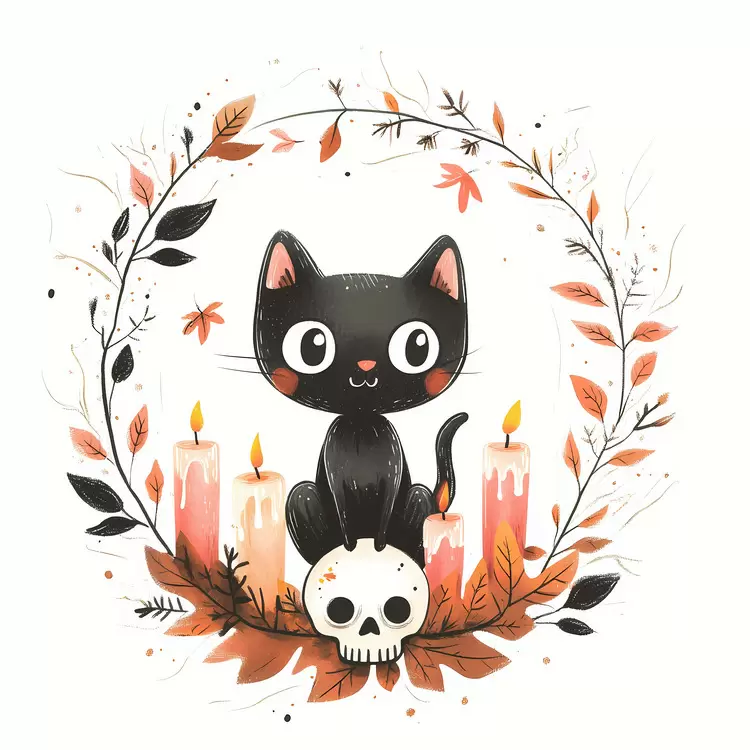 Halloween Black Cat