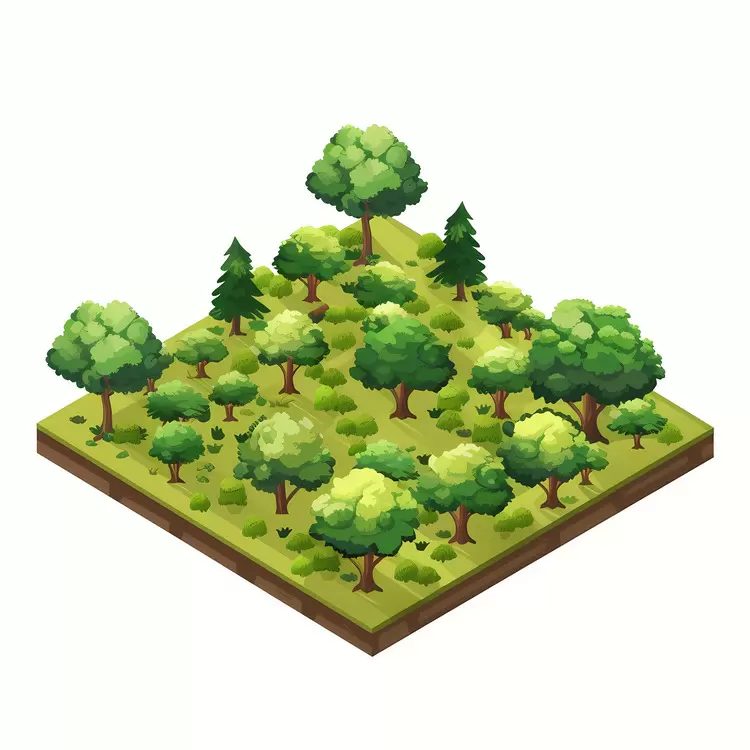 forest aerial view