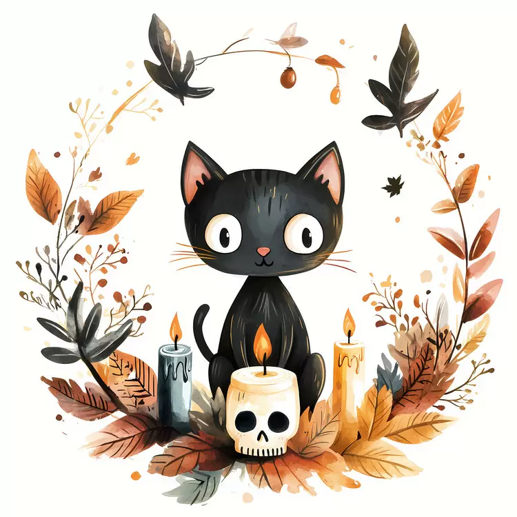Halloween Black Cat
