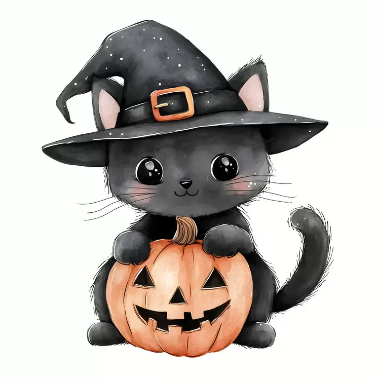 Halloween Black Cat