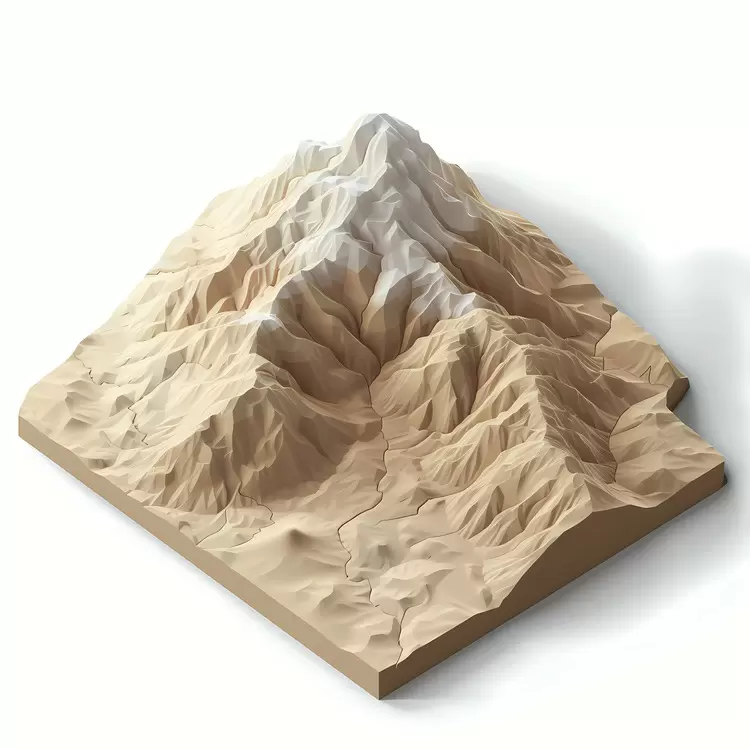 mountain aerial view