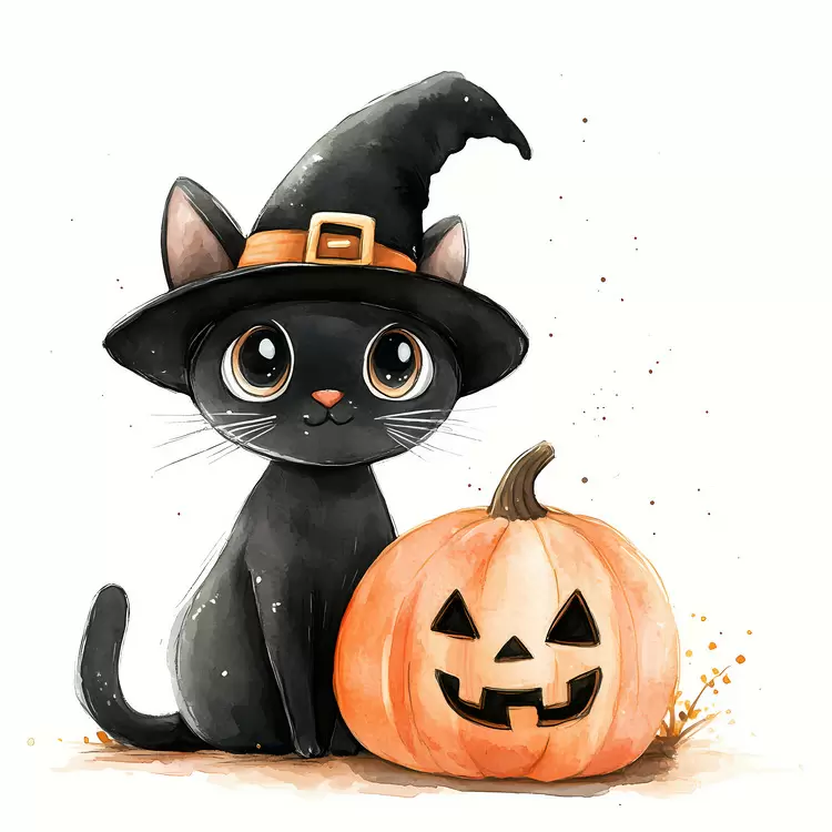 Halloween Black Cat