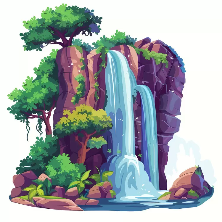 Forest Waterfall