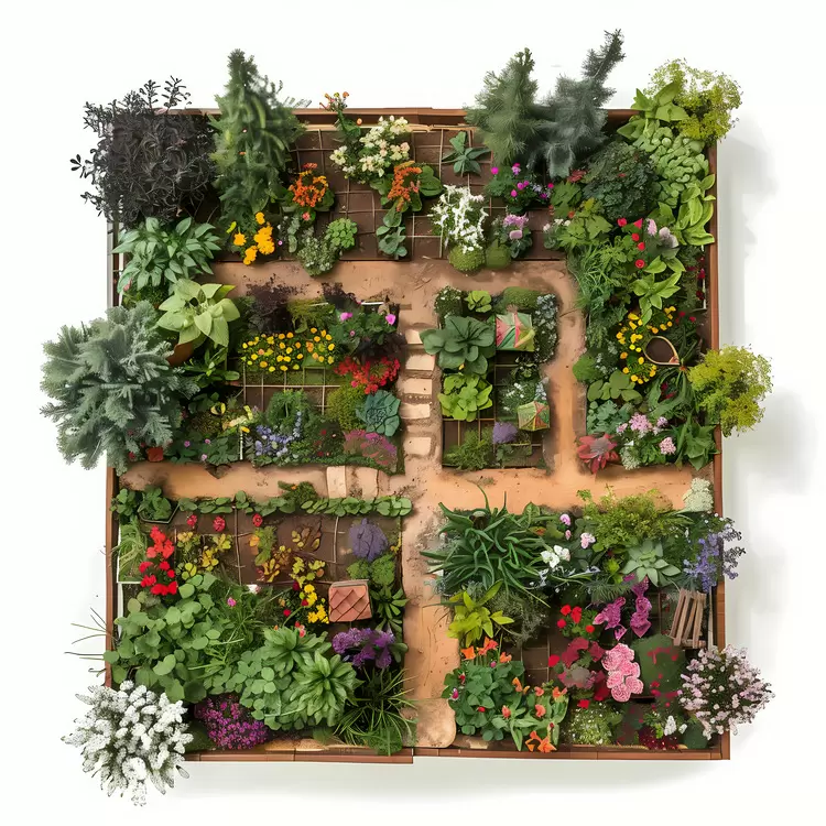 garden Aerial View