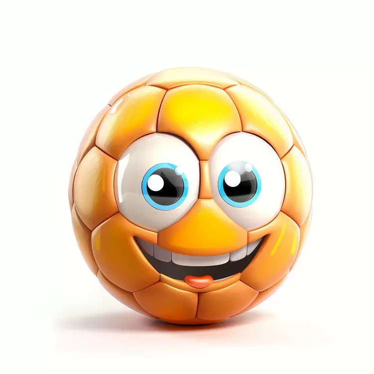 cartoon ball face
