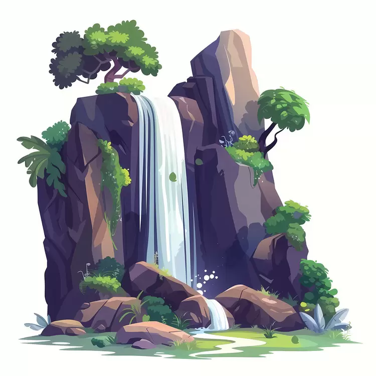 Forest Waterfall