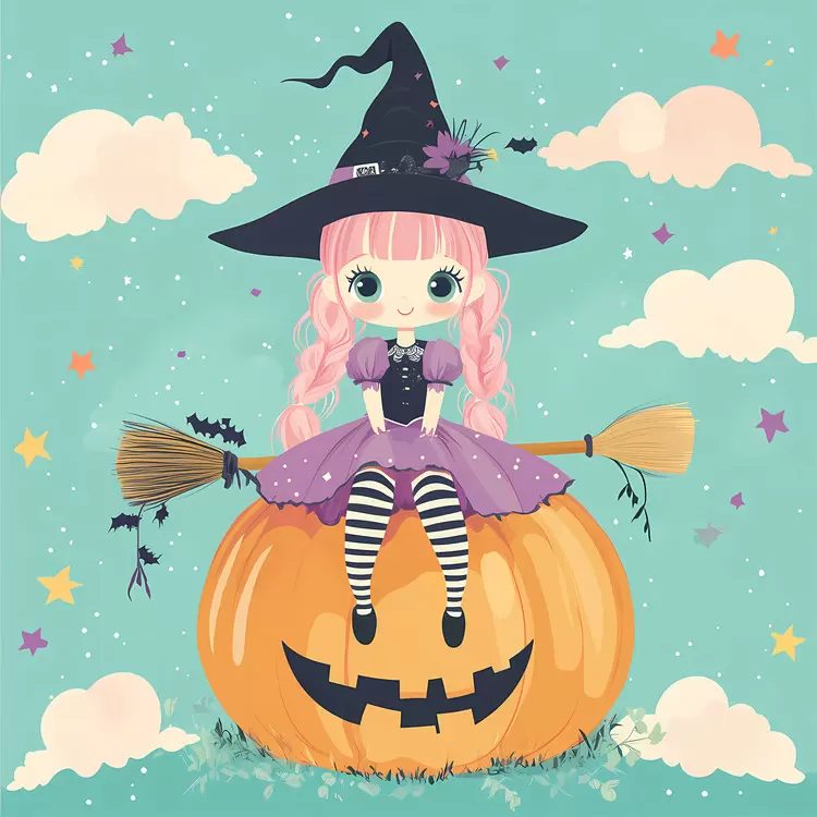 cute halloween witch