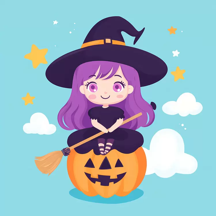 cute halloween witch