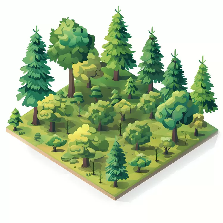 forest aerial view