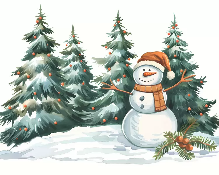 Christmas scene