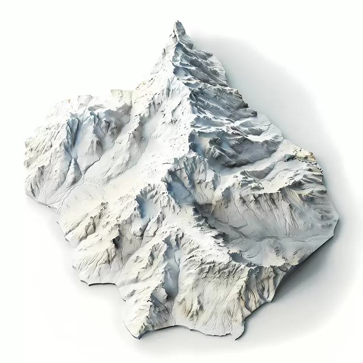 aerial view mountain