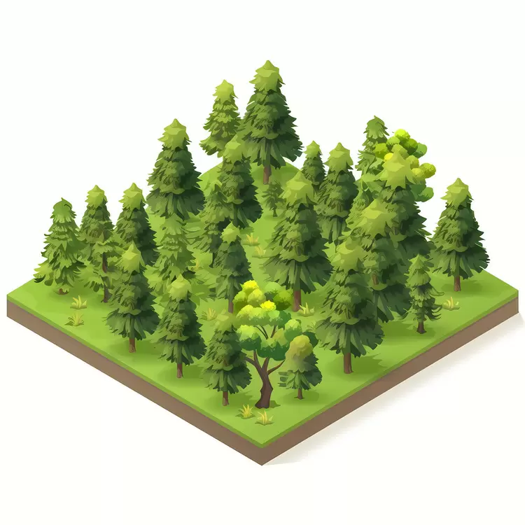 forest aerial view