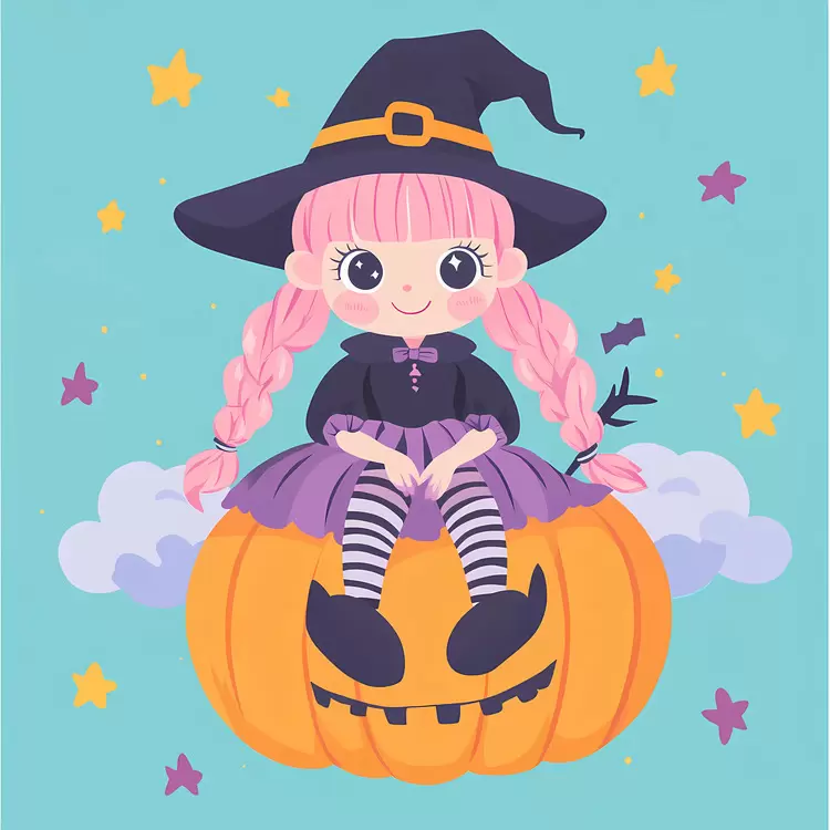 cute halloween witch