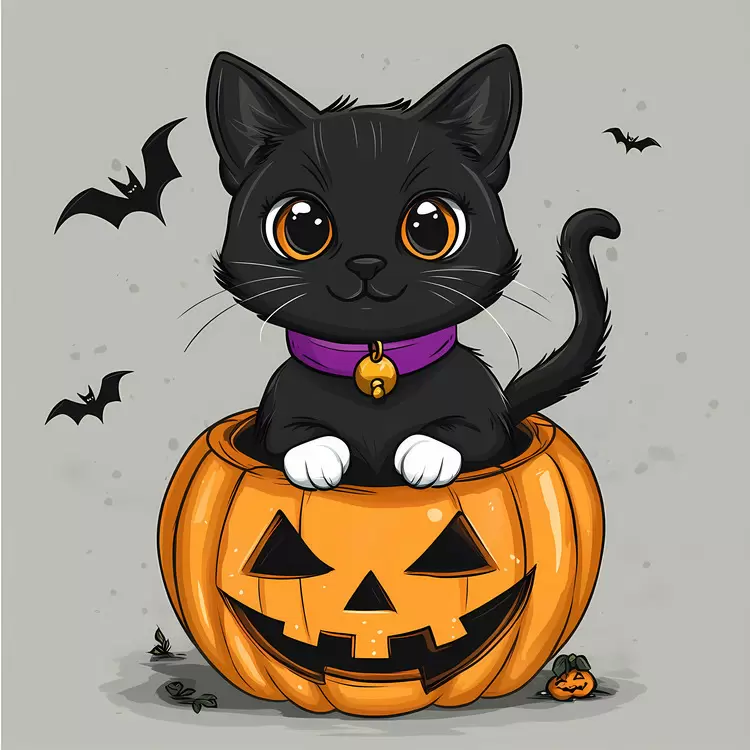 Halloween Black Cat