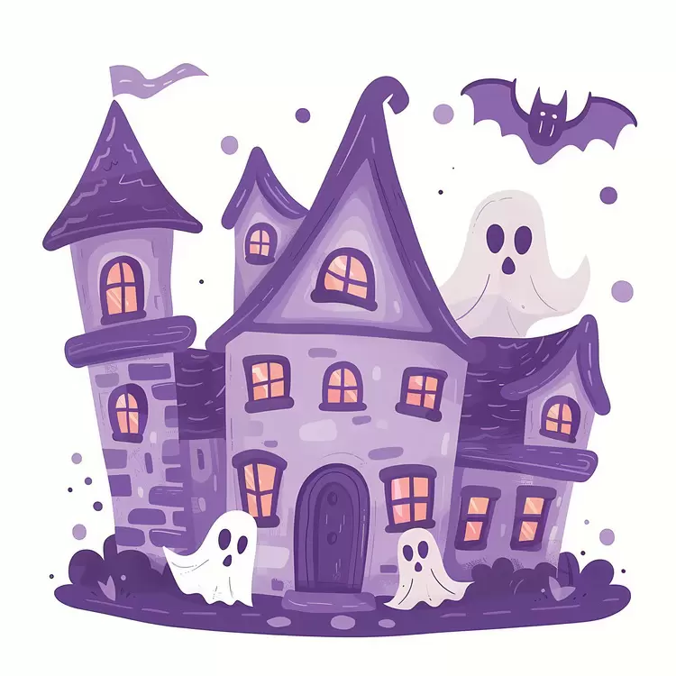 creepy haunted house