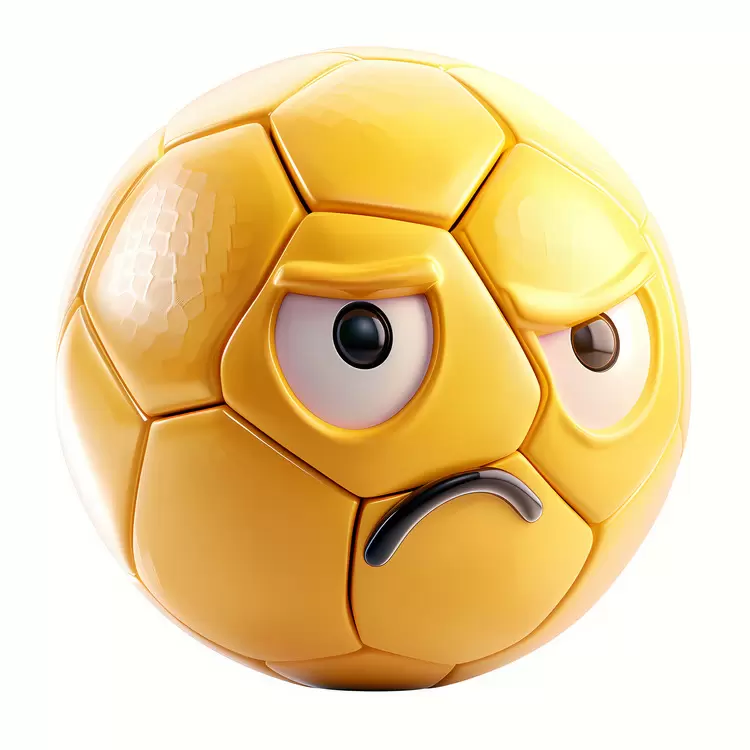 cartoon ball face
